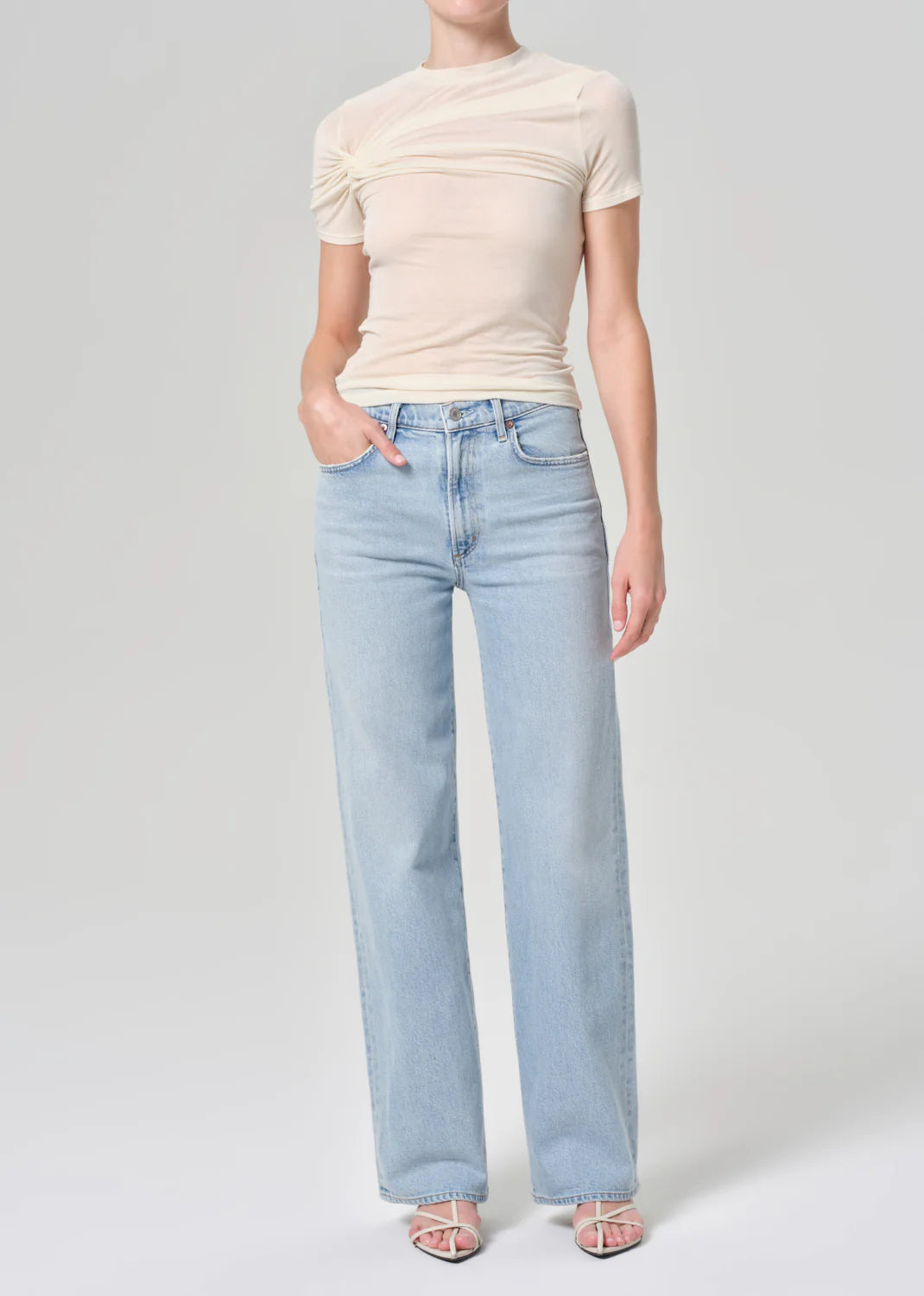 Harper Straight Jean (Stretch) - Beam
