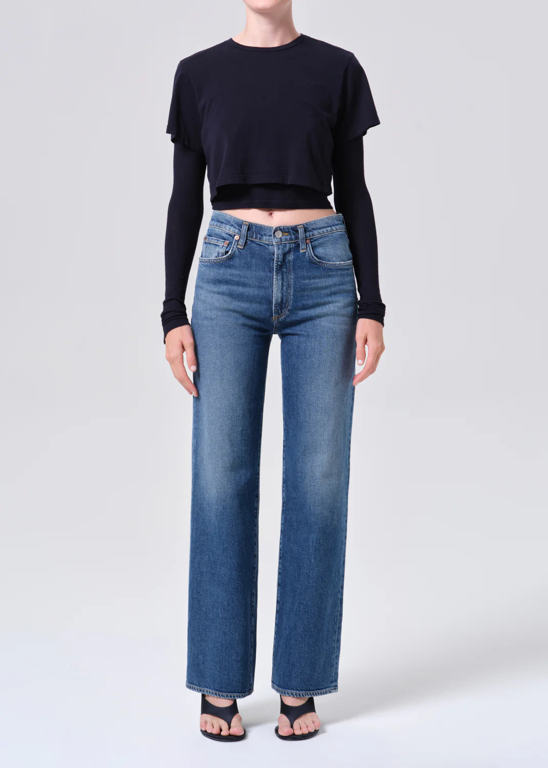 Harper Straight Jean (Weightless Stretch) - River