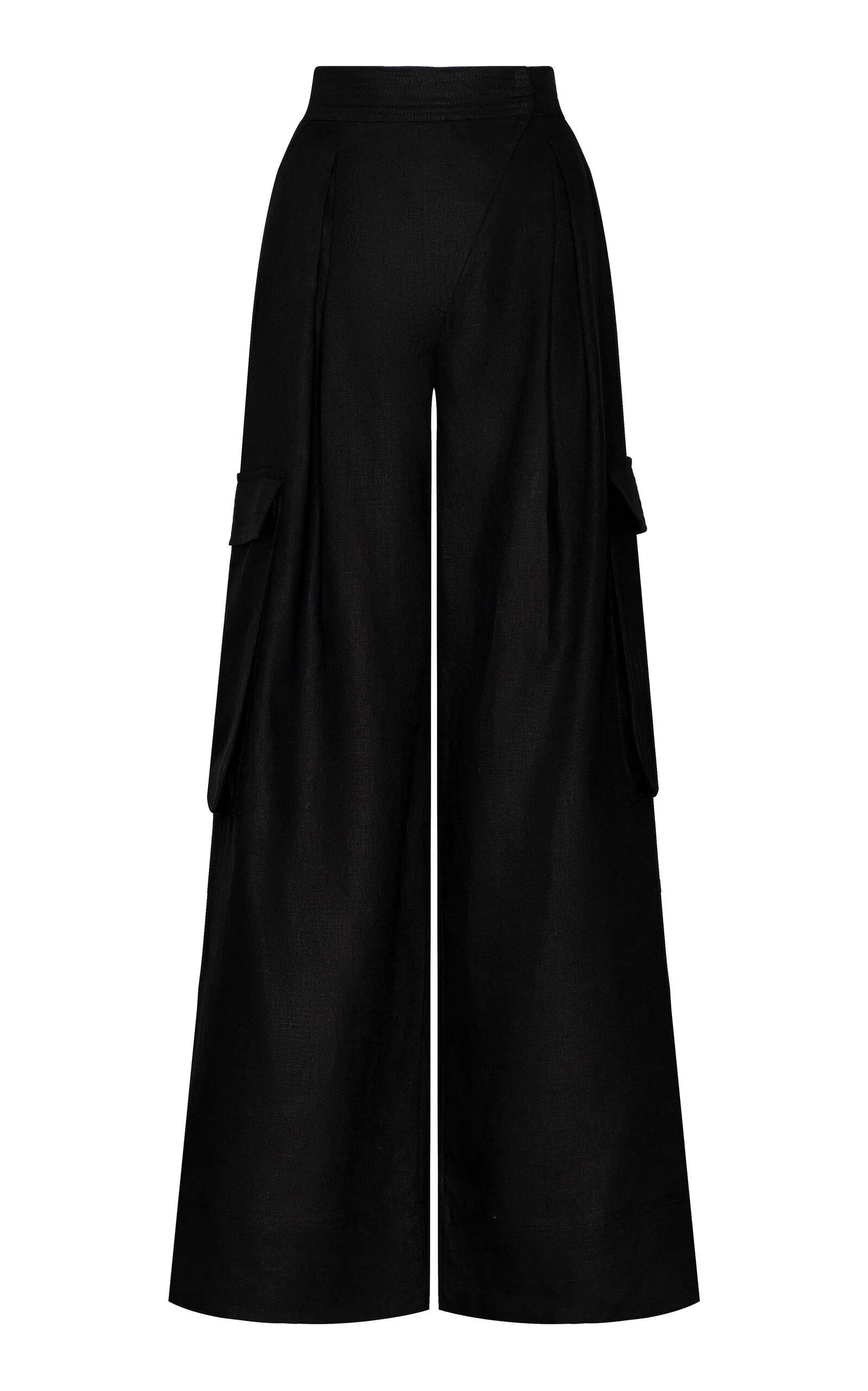 Si Me Ves Cargo Pants - Black