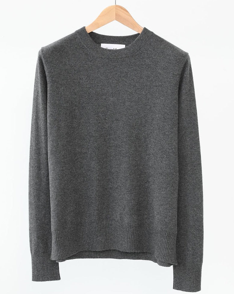 Cashmere Crewneck - Charcoal