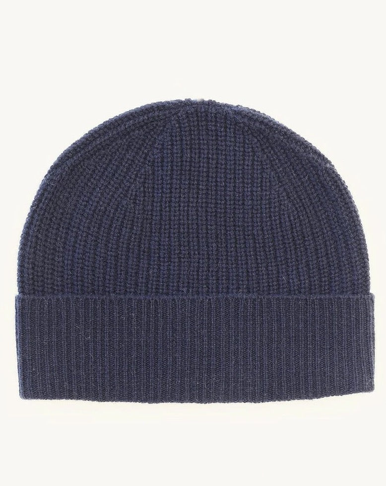 Cashmere Beanie - Midnight
