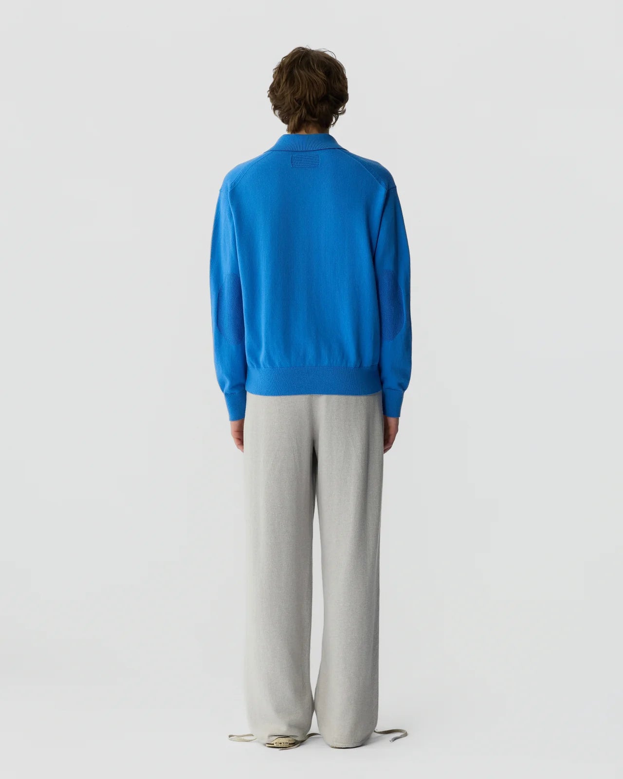Allday Polo in Cotton Cashmere - Sail