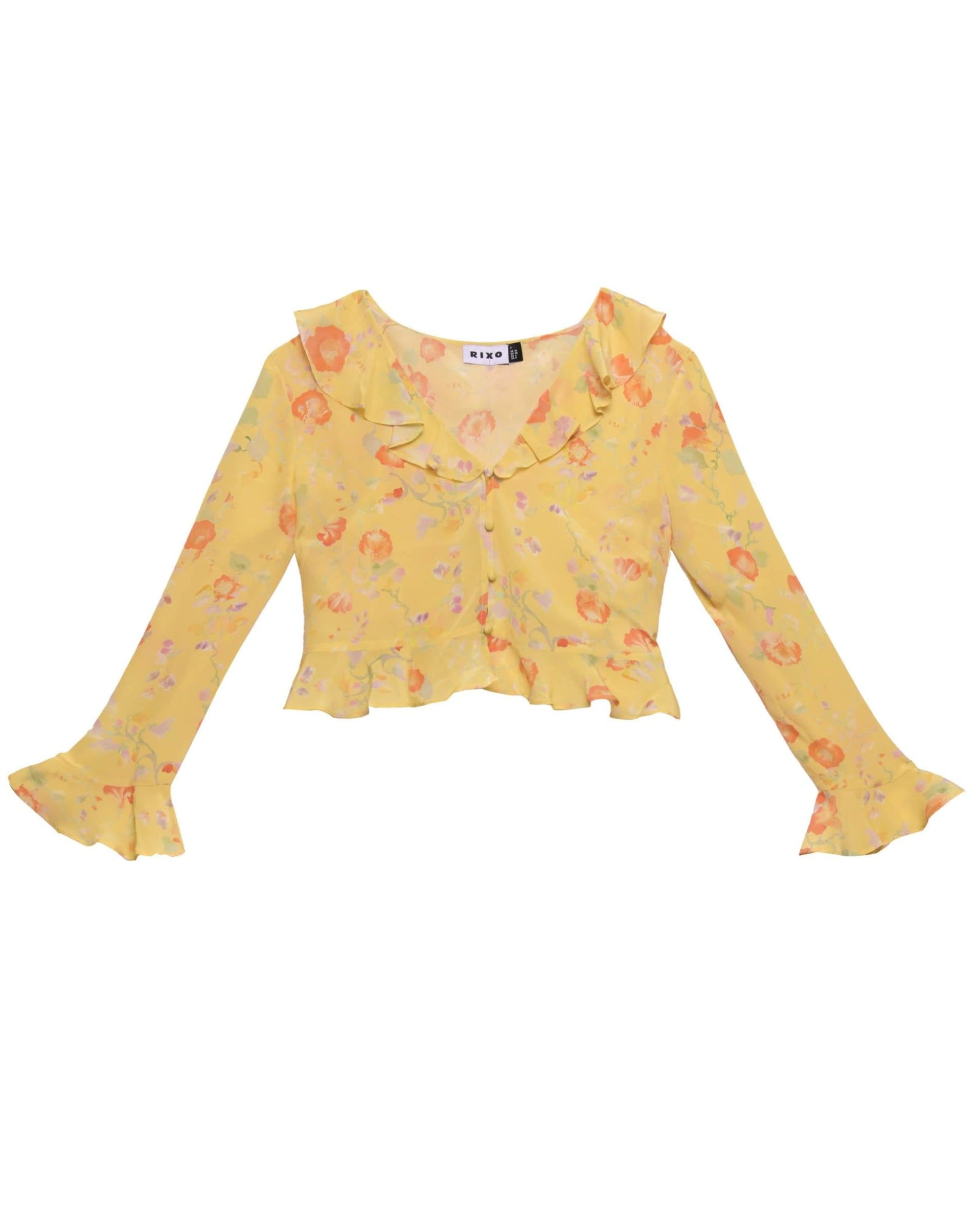 Amaya Top - Waterblossom Yellow