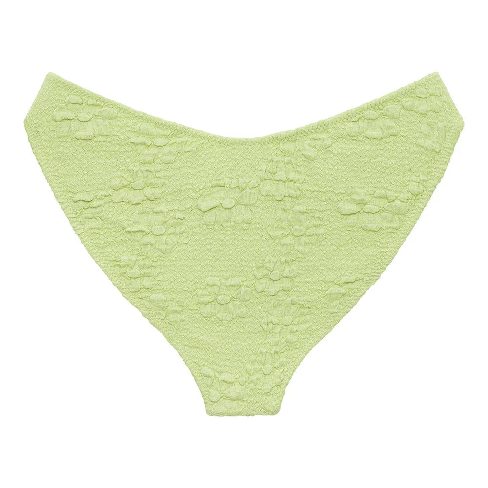 Avo Floral Added Coverage Lulu (Zig- Zag Stitch) Bikini Bottom