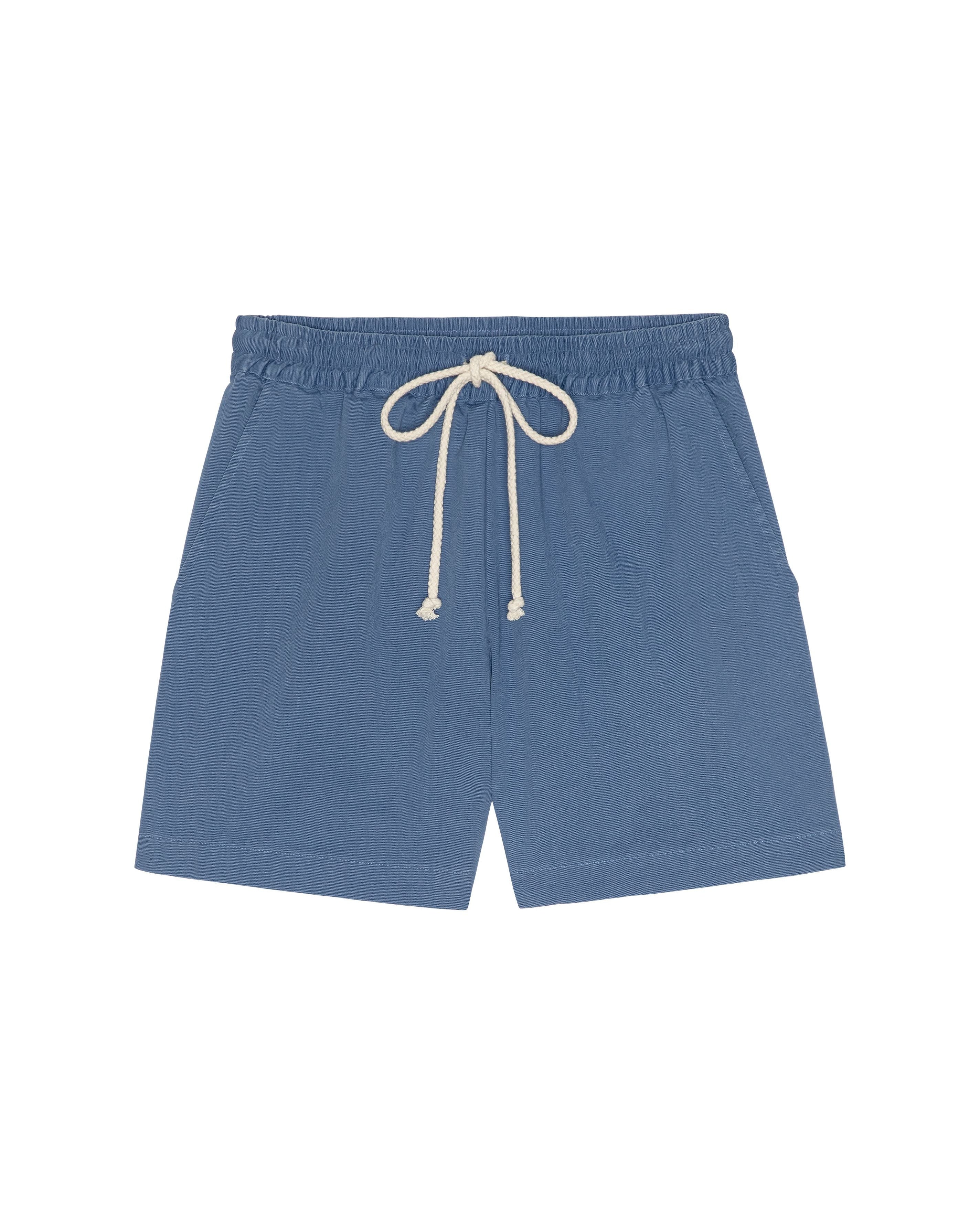 The Chino Drawstring Short - Lapis