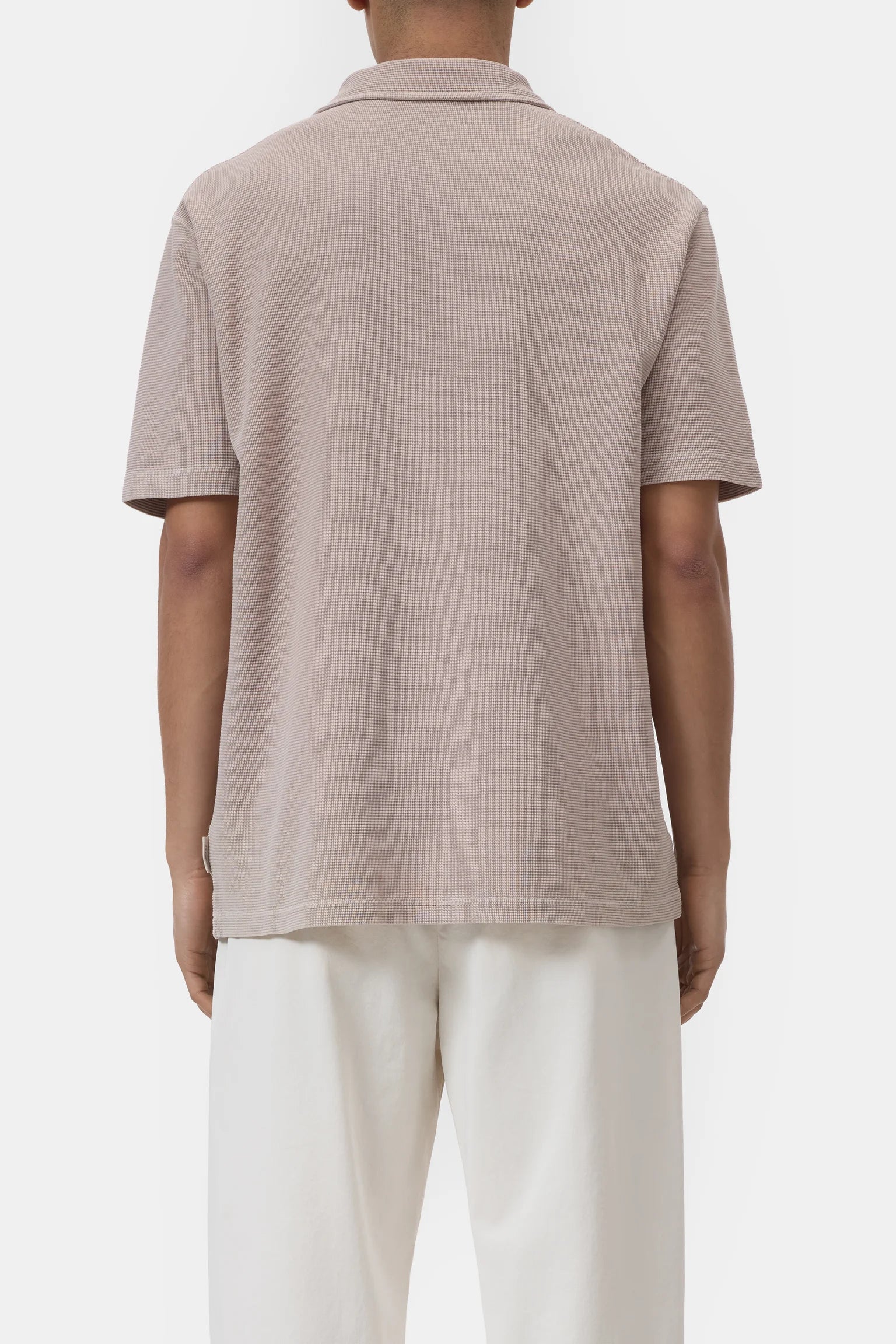 Short Sleeve Polo - Clay Beige