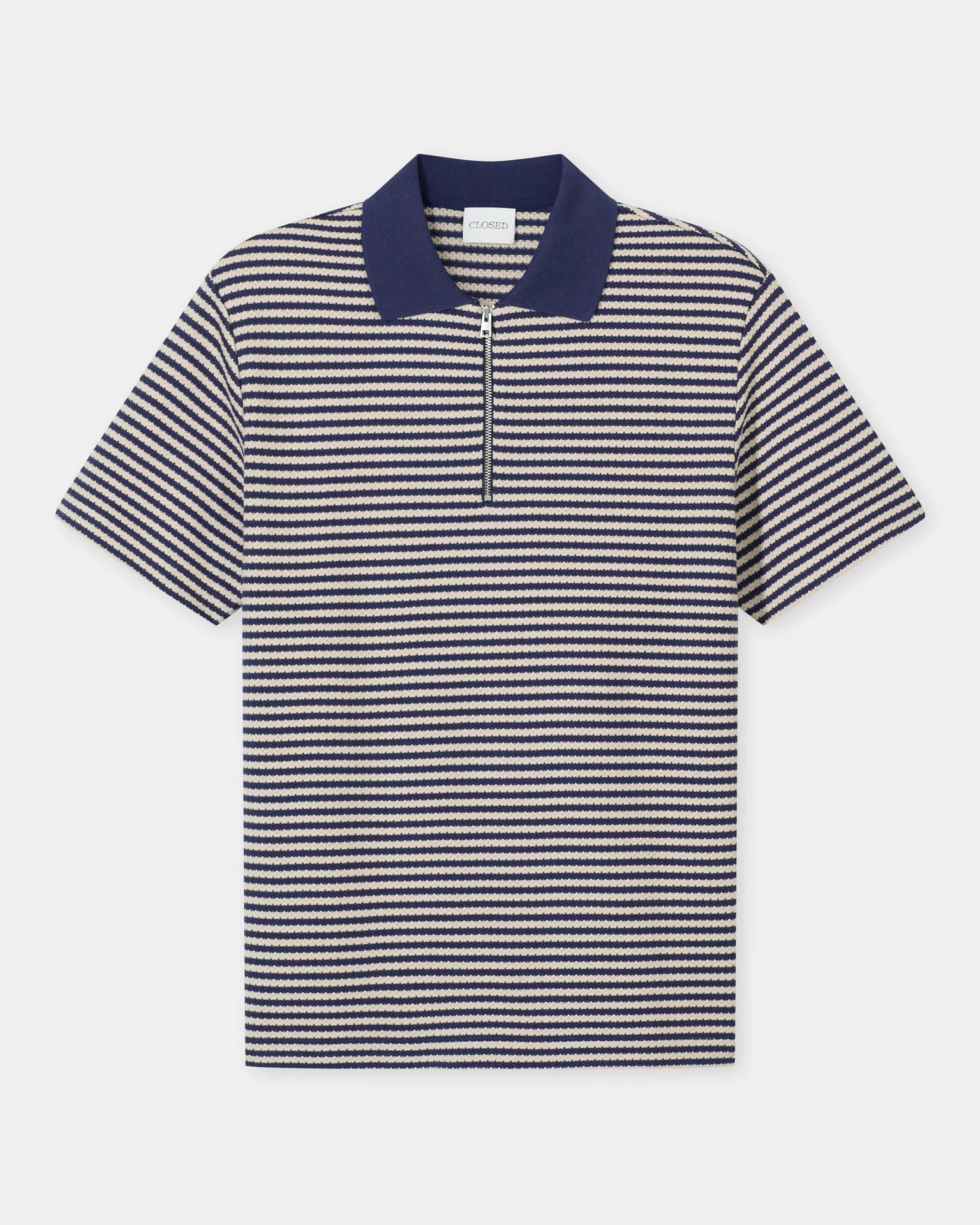 Zipped Polo - Dark Night