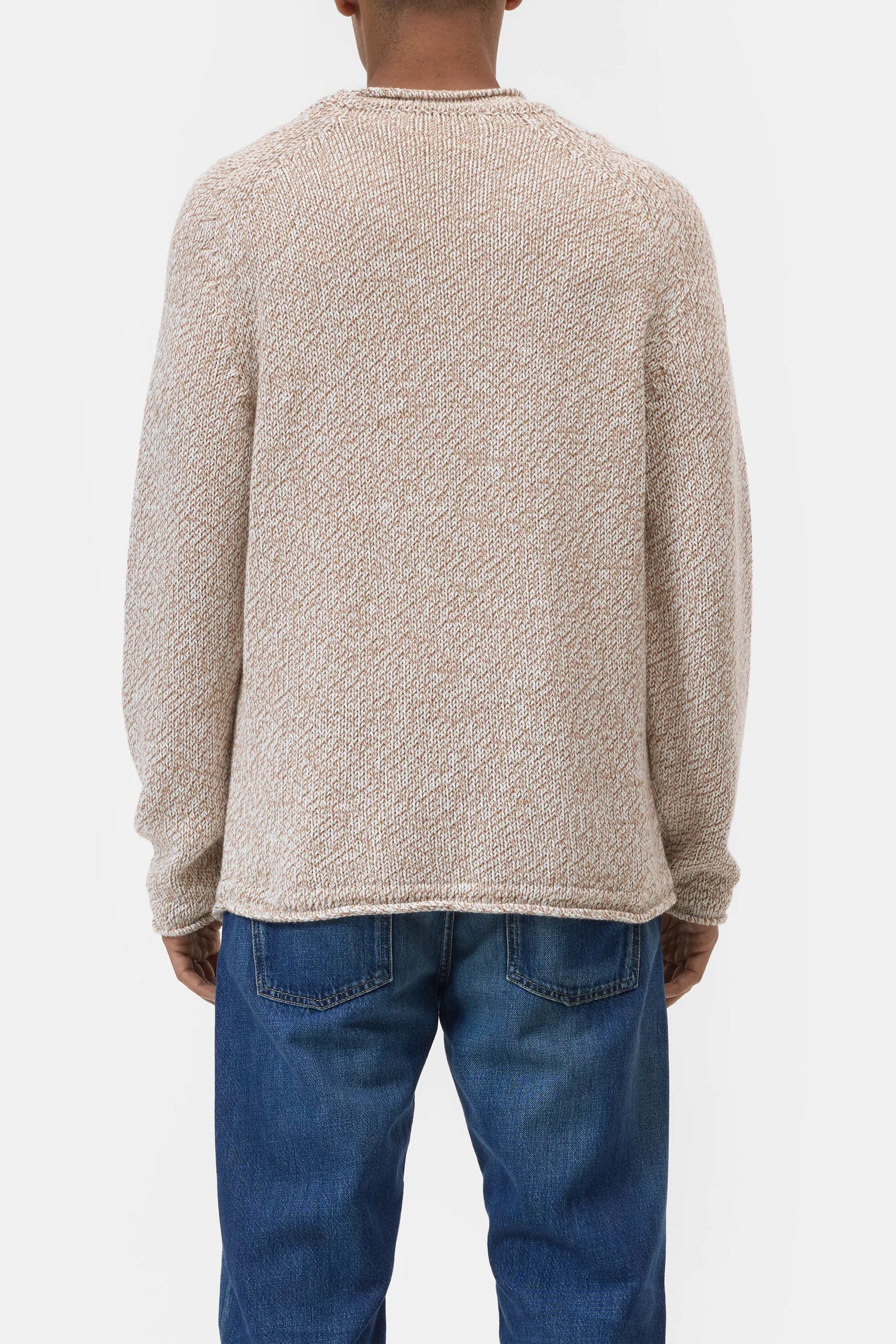 Raw Edged Knit - Rock Beige