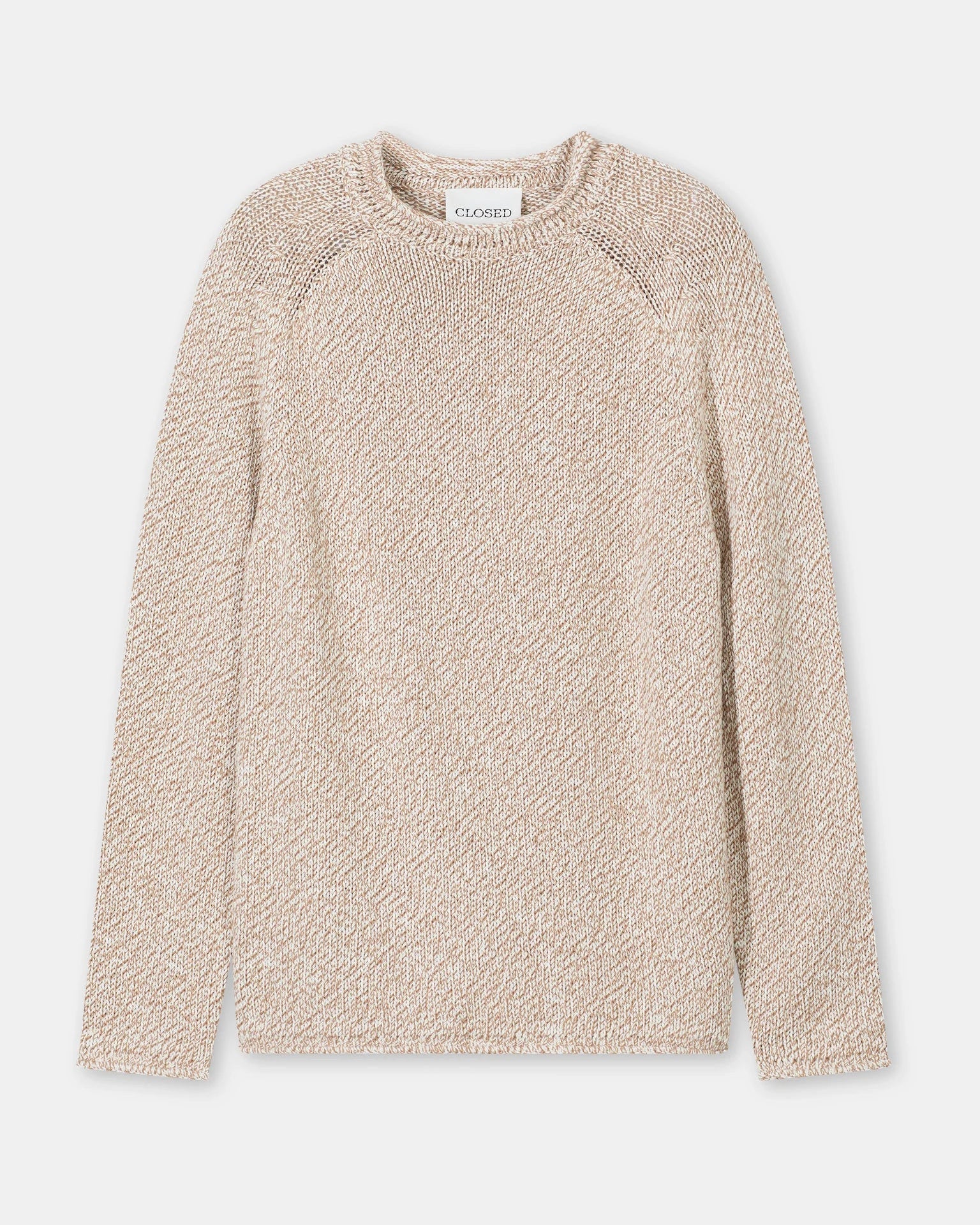Raw Edged Knit - Rock Beige