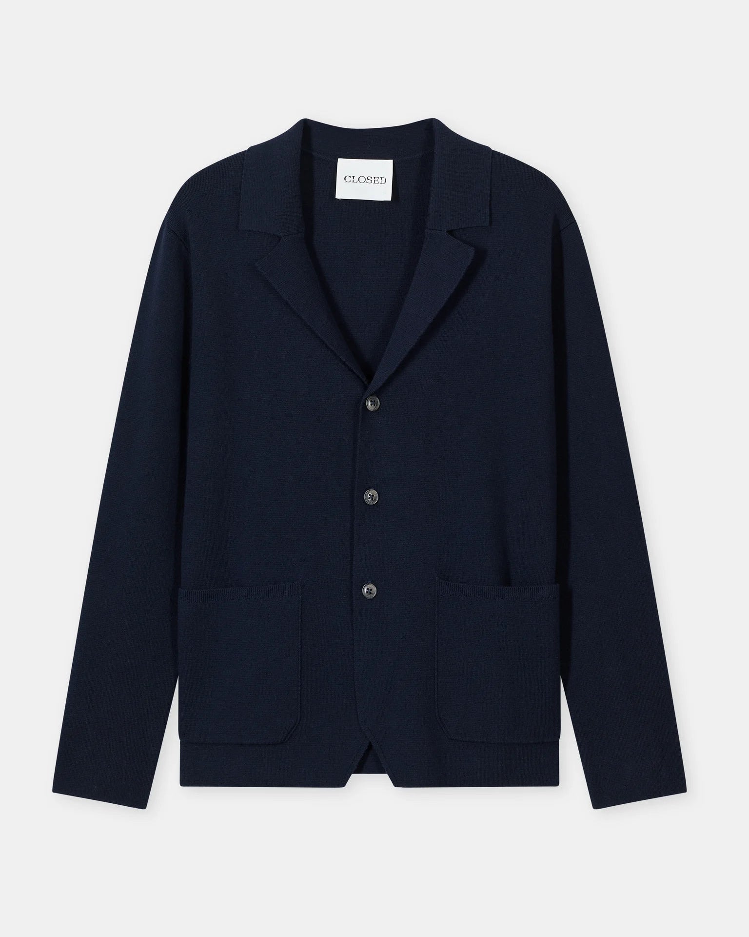 Knitted Blazer - Dark Night