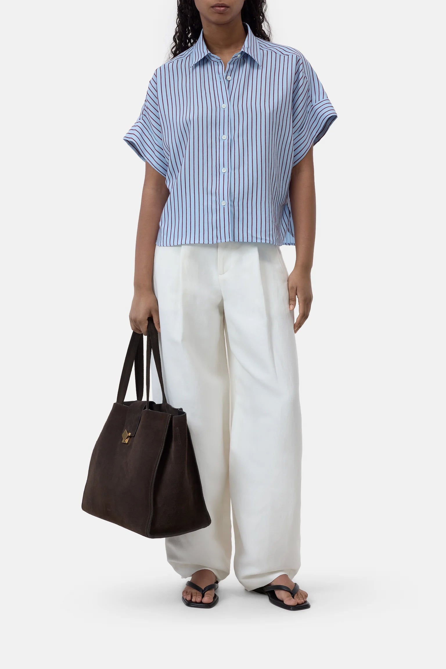 Turn-up Shirt - Dove Blue