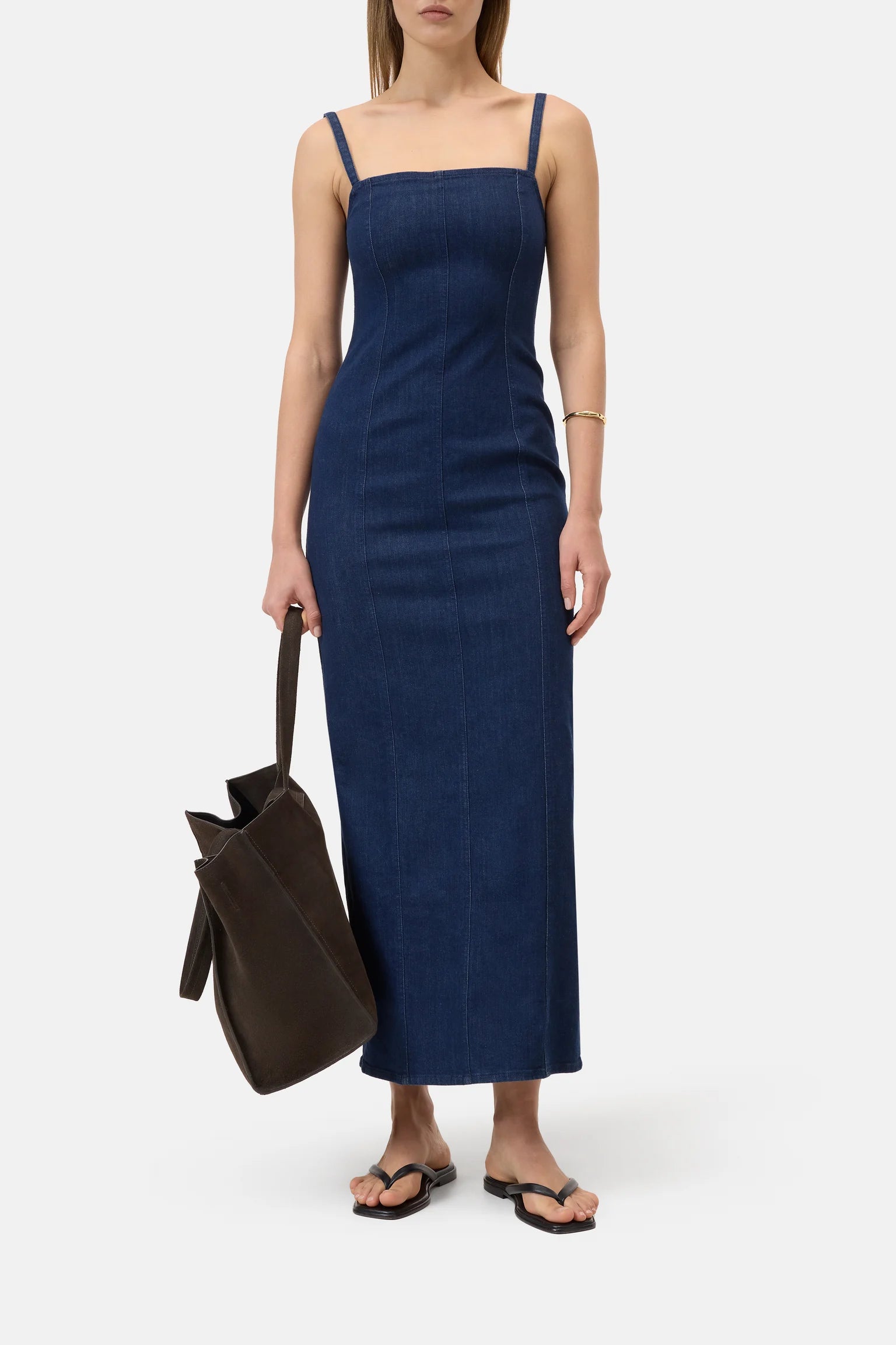 Column dress - Dark Blue