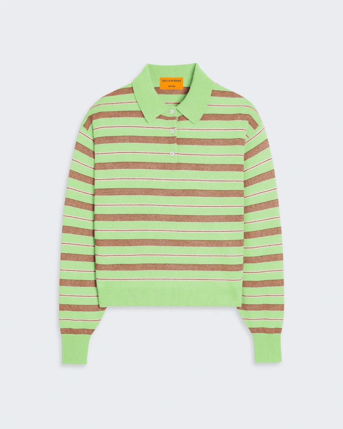 Collegiate Stripe Polo - Mint Combo