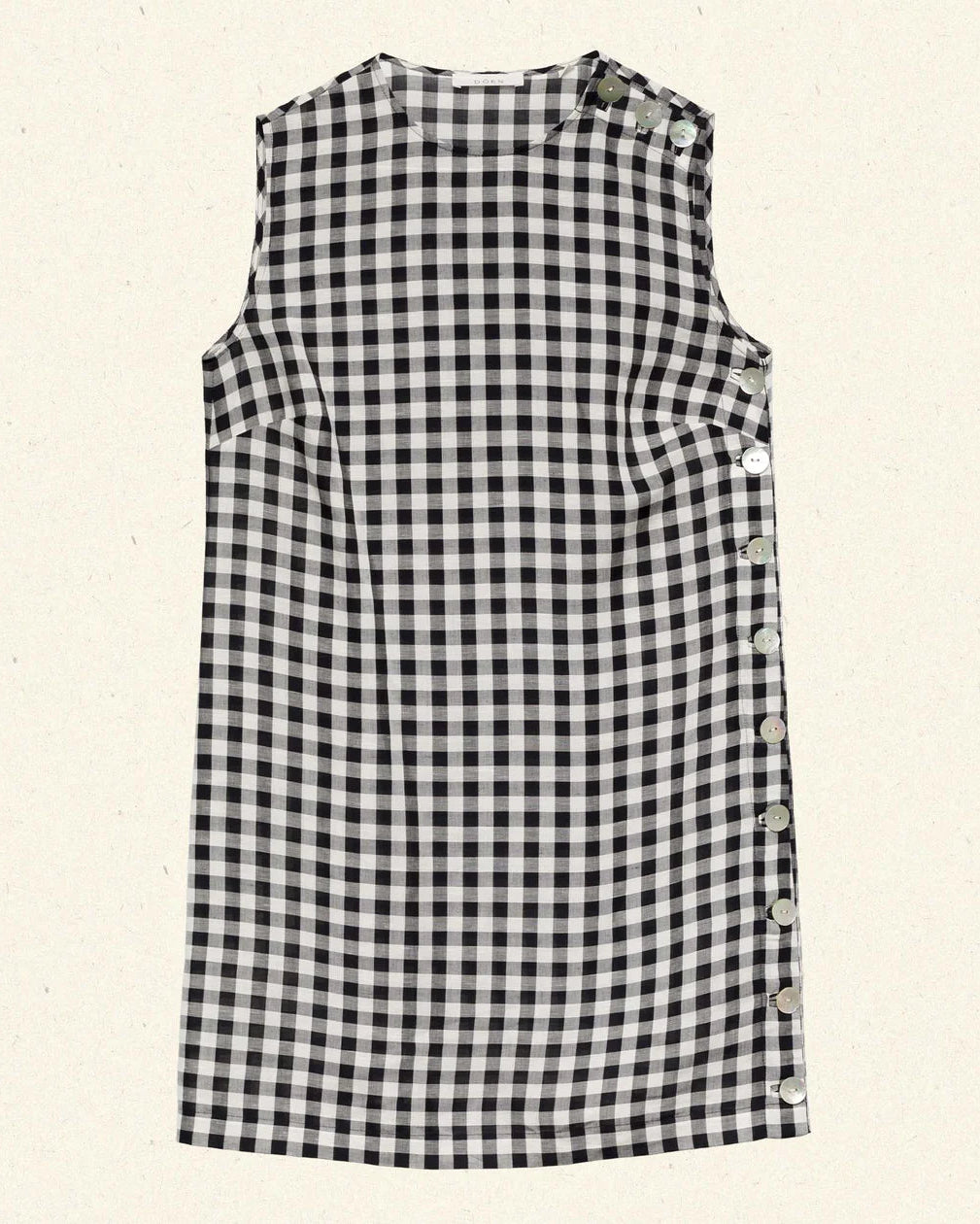 Coralie Dress - Black Marilyn Gingham