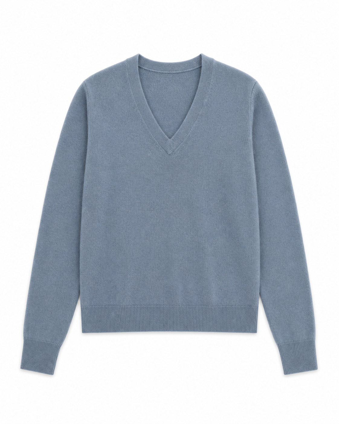 Flynn Cashmere V-Neck - Seaside