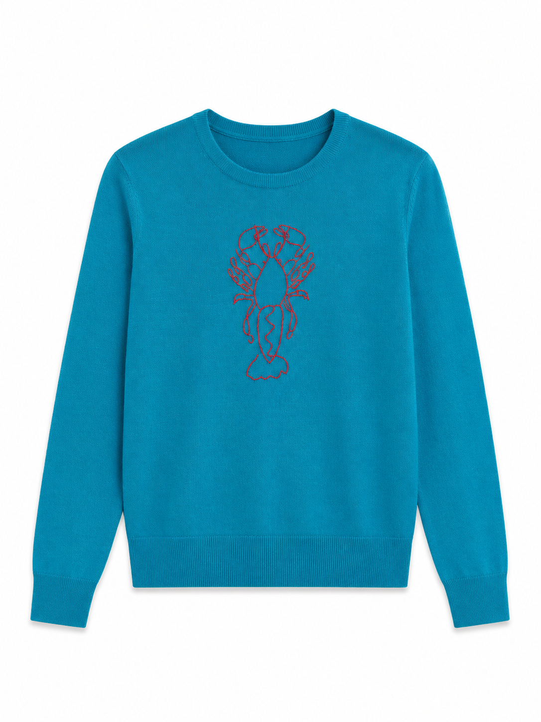 Lobster Crewneck - Teal