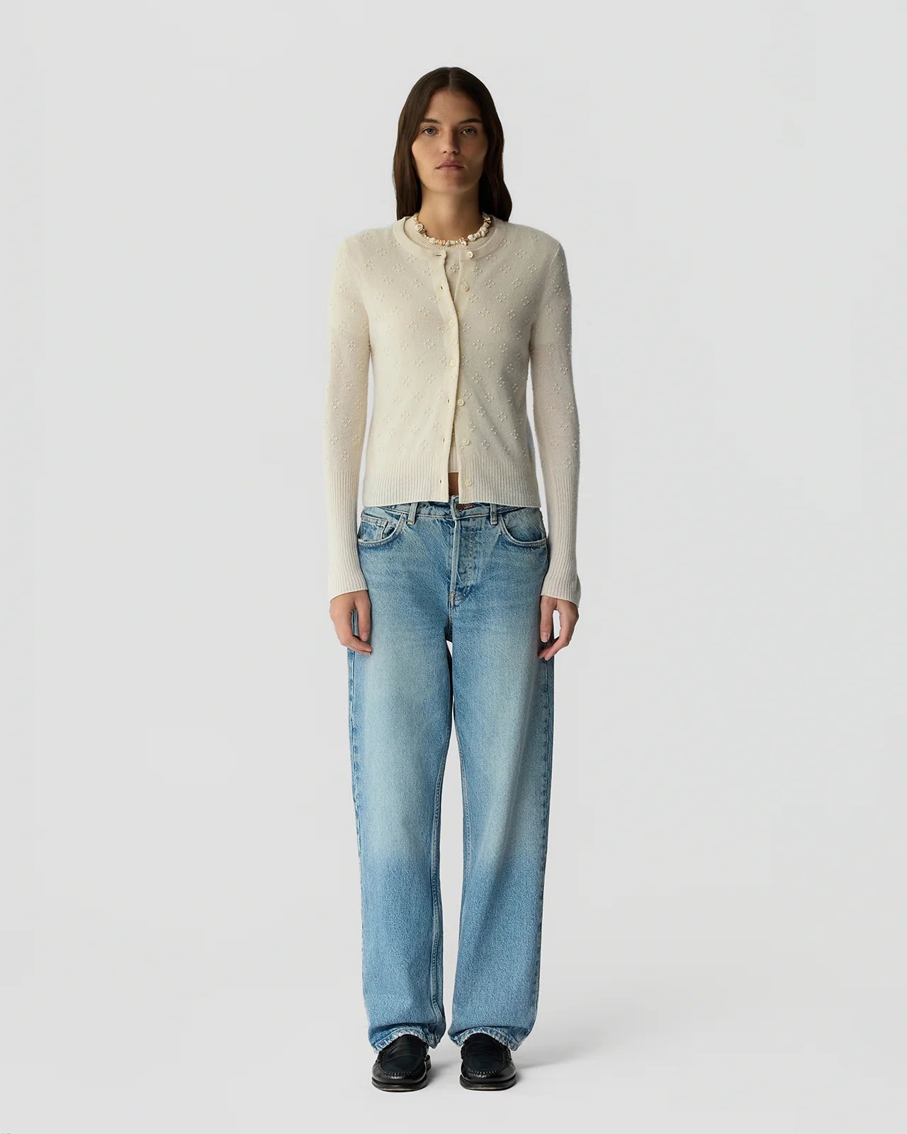 Compass Jane Cardigan - Cream