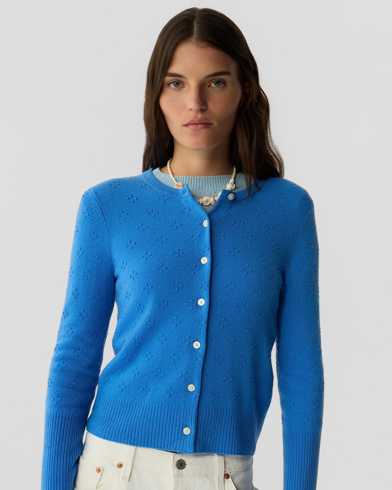 Compass Jane Cardigan - Sail