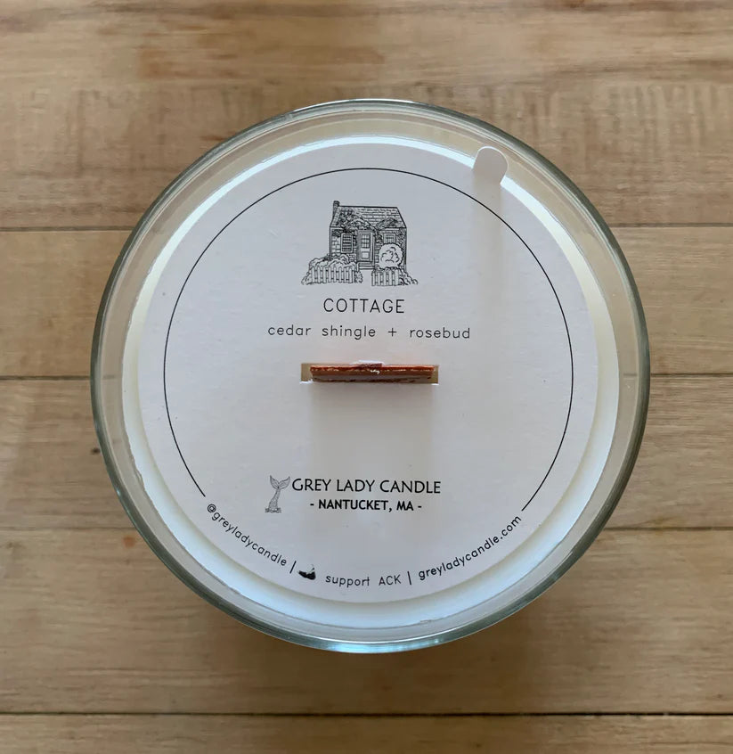Grey Lady Candle - Cottage