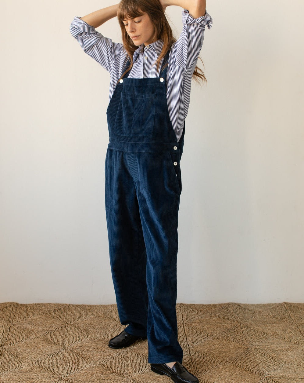 Cord Overall - Navy