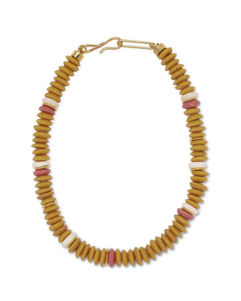 Laguna Necklace In Mustard