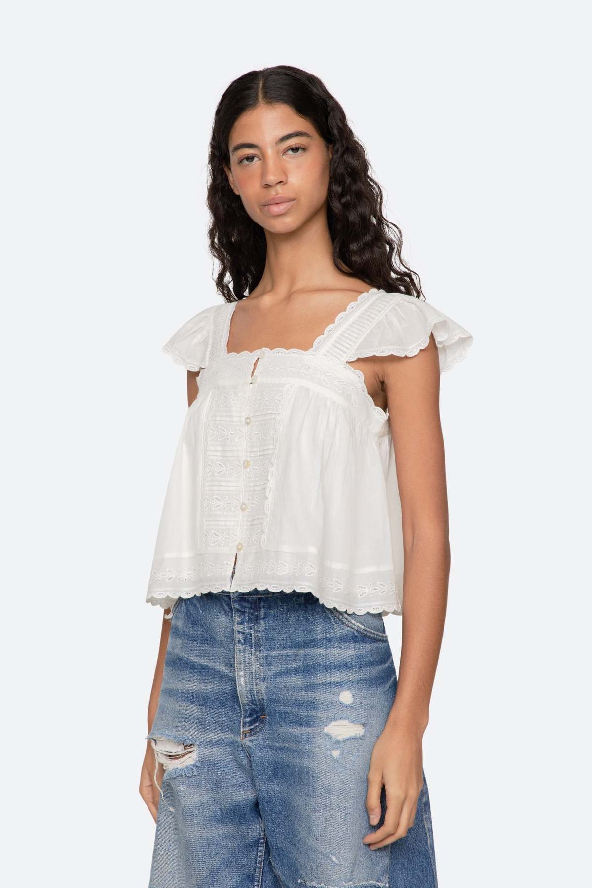 Eliza Top - White