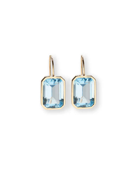 Aria Earrings In Sky Blue Topaz