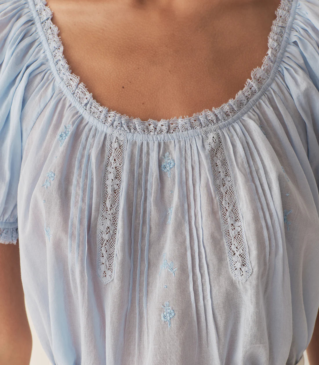 Frederica Top - Icy Blue