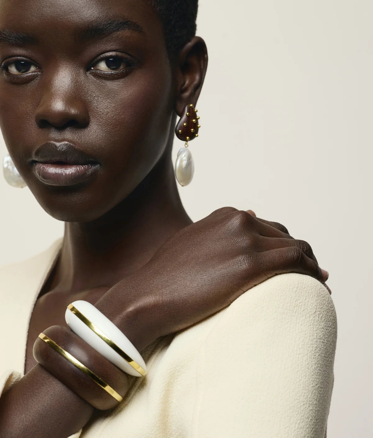 Halo Cuff - Alabaster