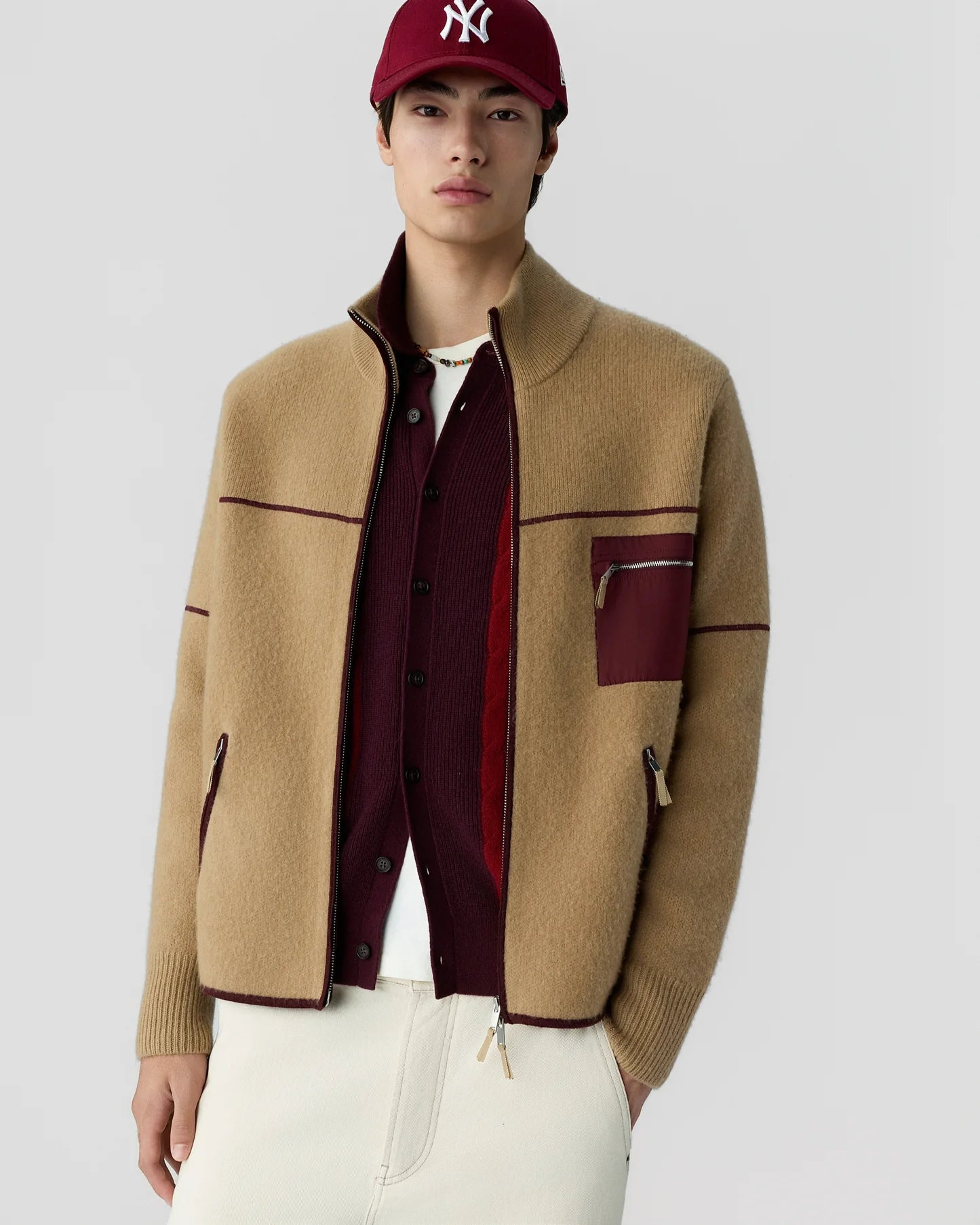 Felted Louis Jacket - Camel