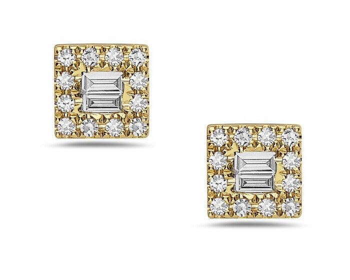 Square Cluster Stud - Single