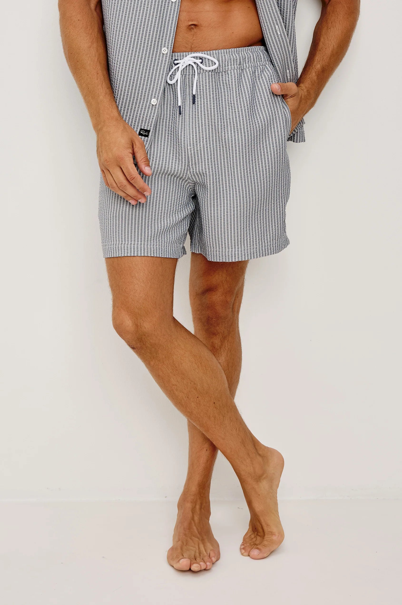 La Brea - Navy Deck Stripe