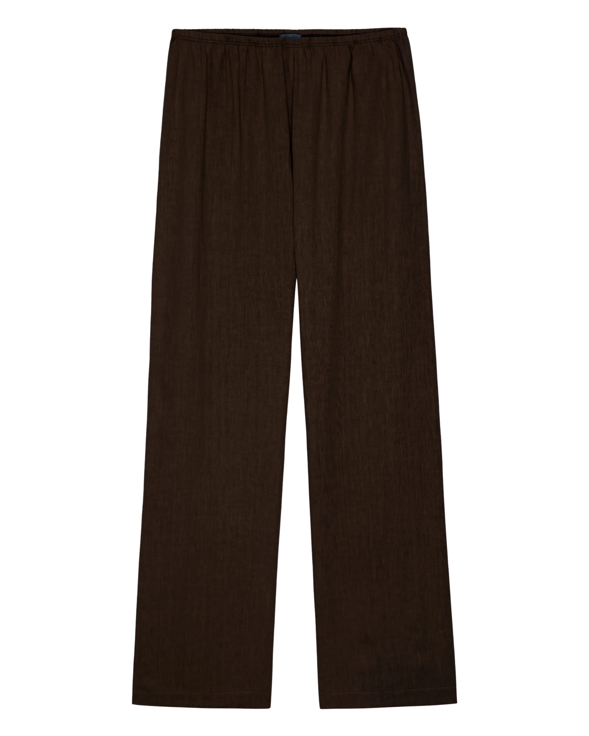 The Linen Simple Pant - Espresso