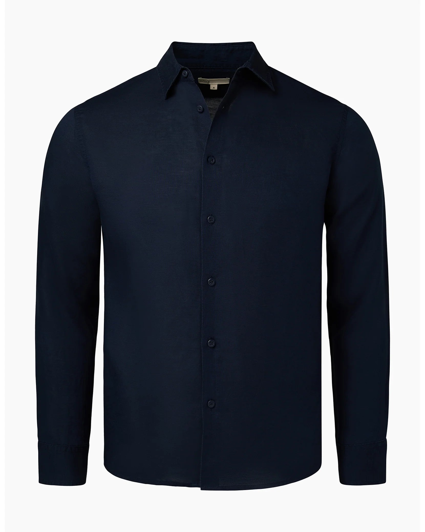 Air Linen Long Sleeve Shirt - Deep Navy