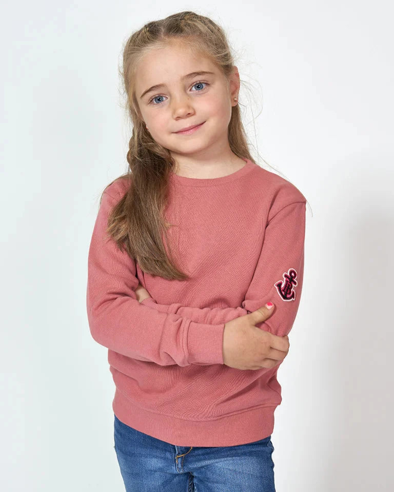 Fleece Anchor Sweatshirt - Rose
