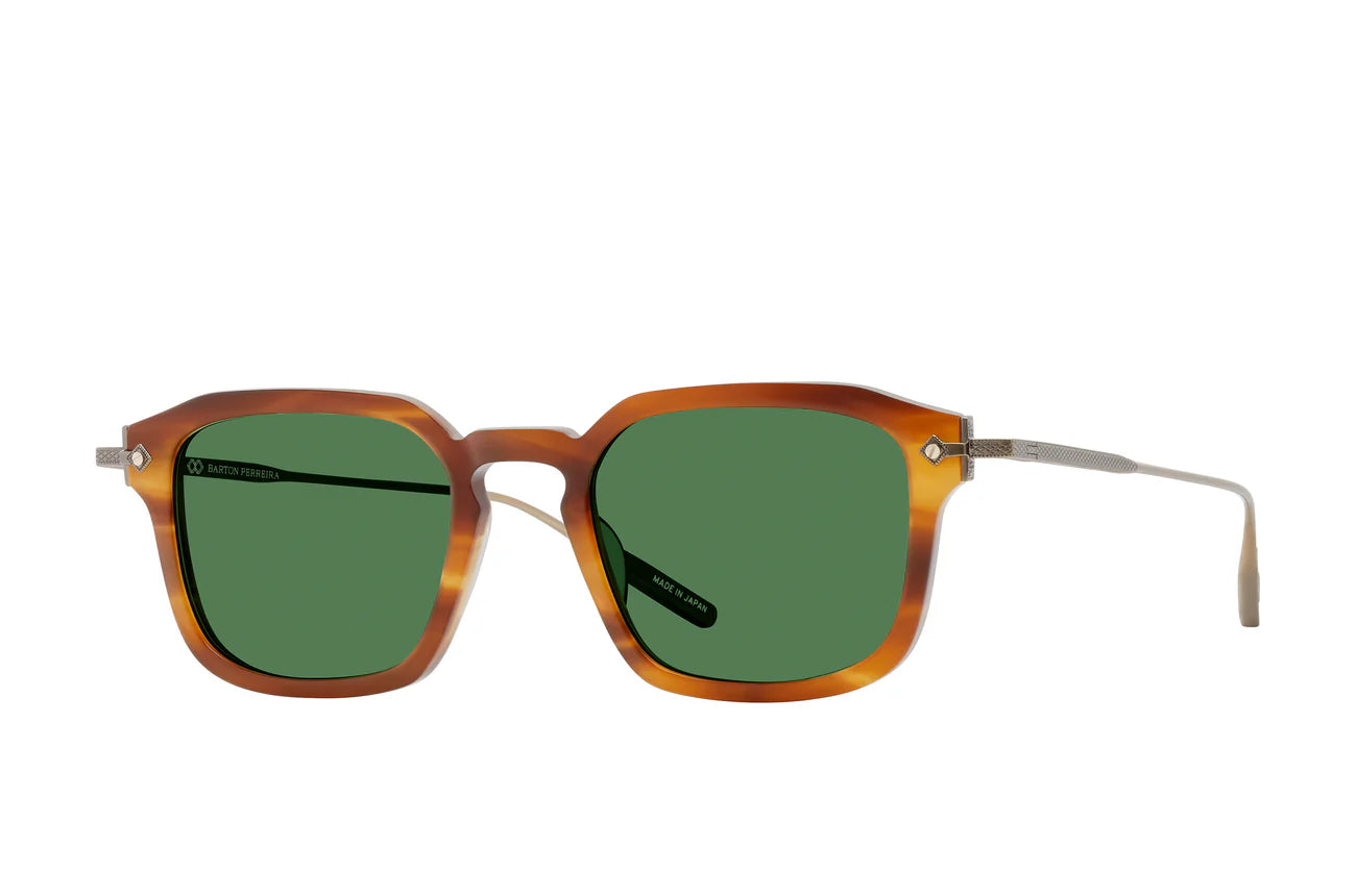 Nolan - Umber Tortoise / Antique Gold / Bottle Green