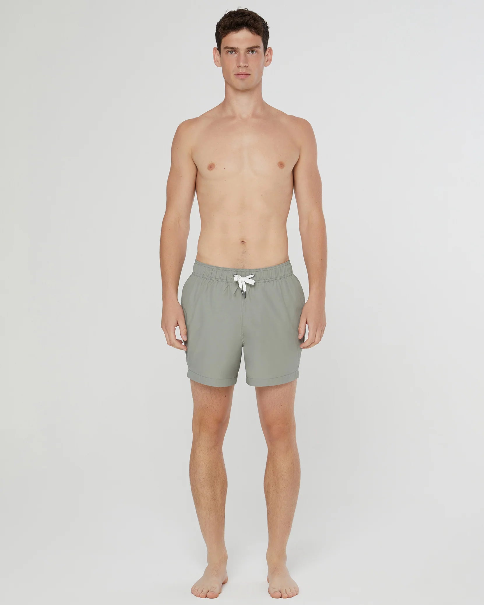 Charles 5" Swim Trunk - Sage