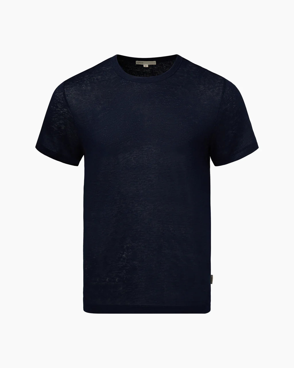 Chad Linen Tee - Deep Navy