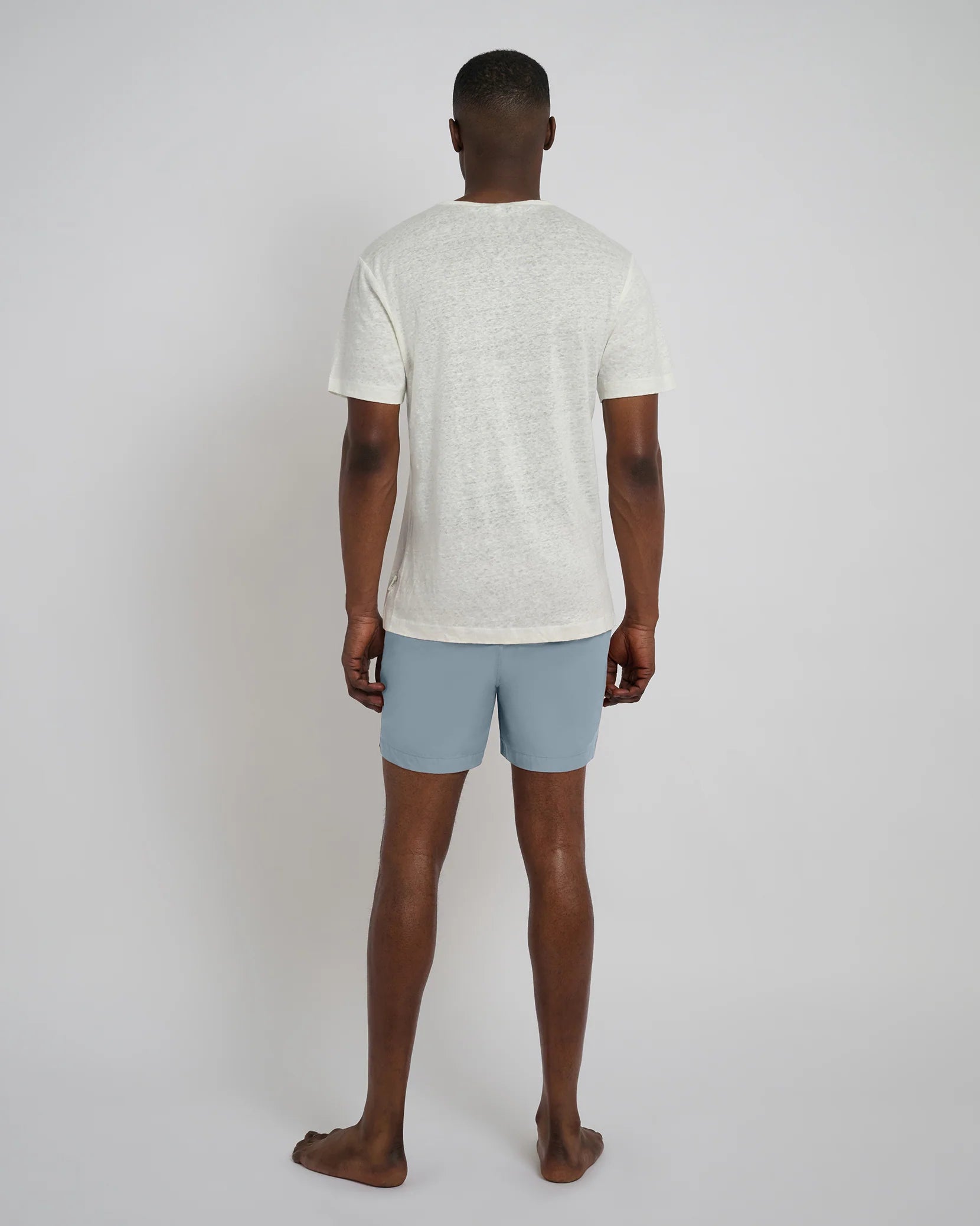 Charles 5" Swim Trunk - Baby Blue