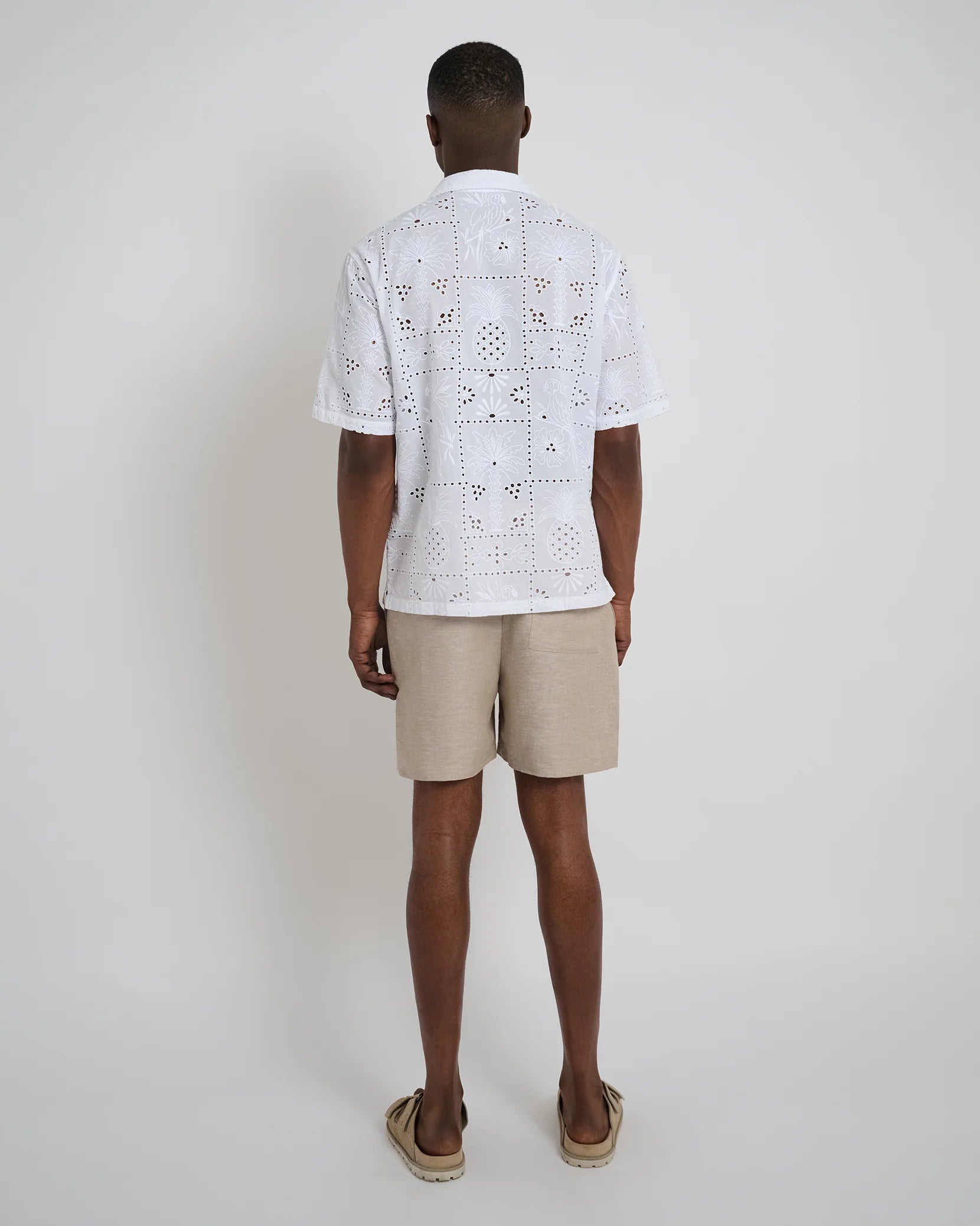 Air Linen Pull-On Shorts - Tan