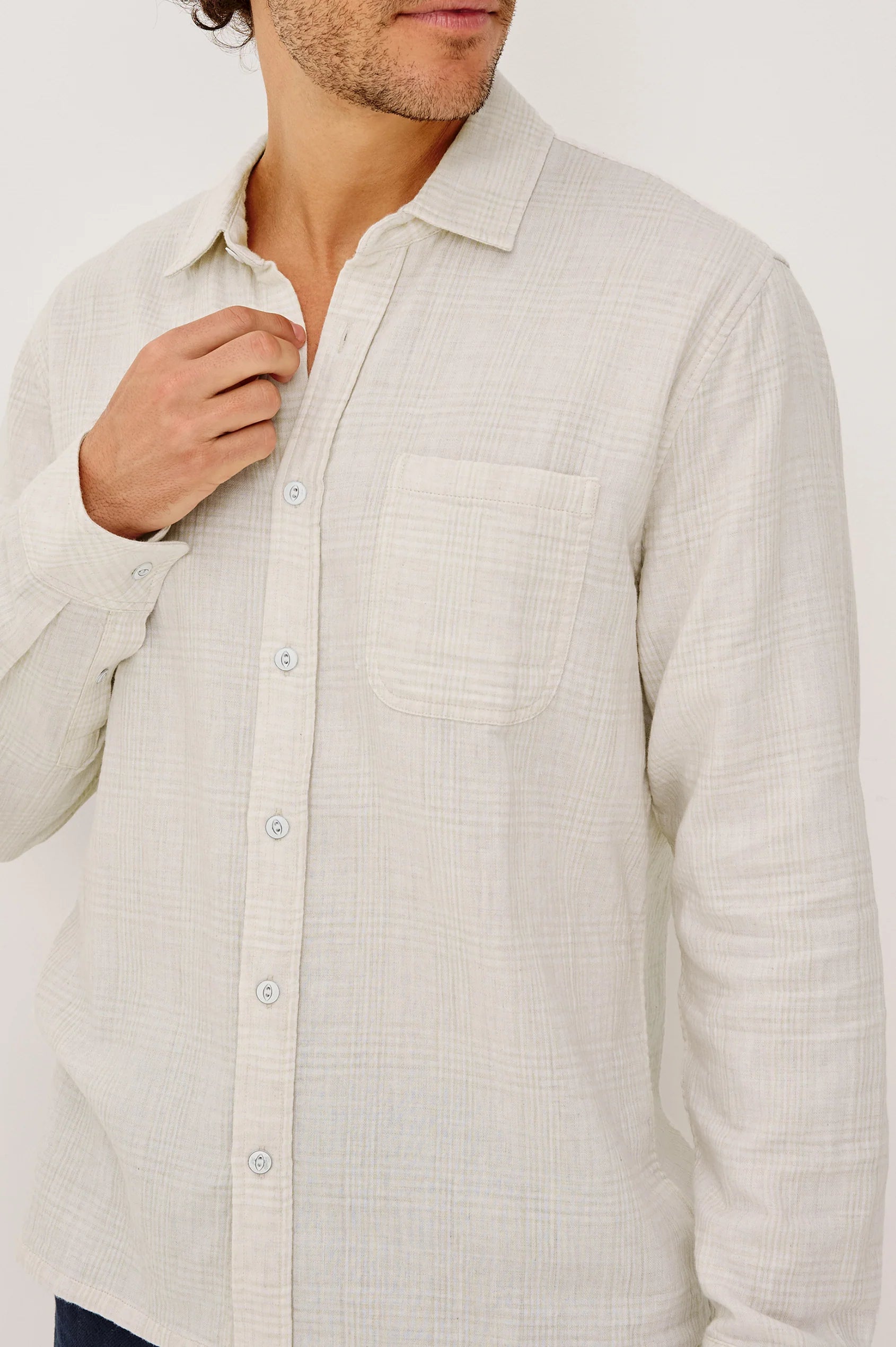 Owens Shirt - Dune Reed