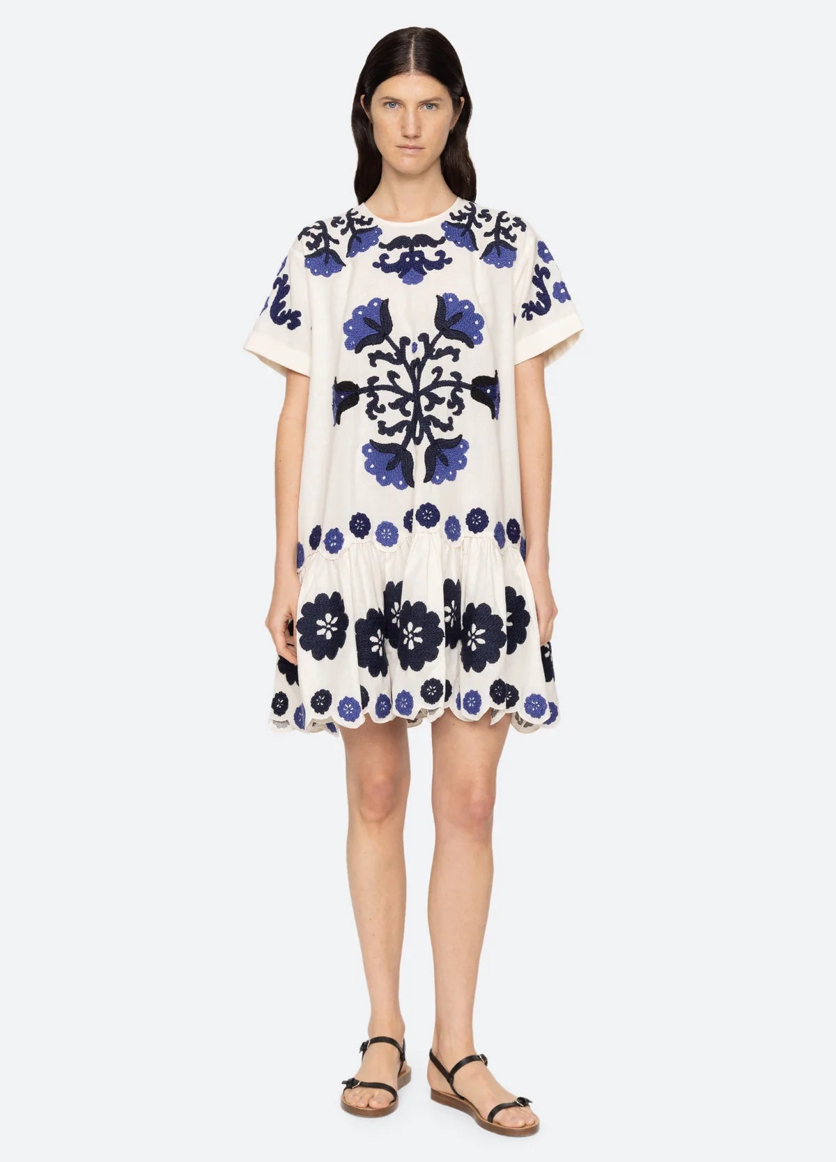 Catrine Mini Dress - Blue
