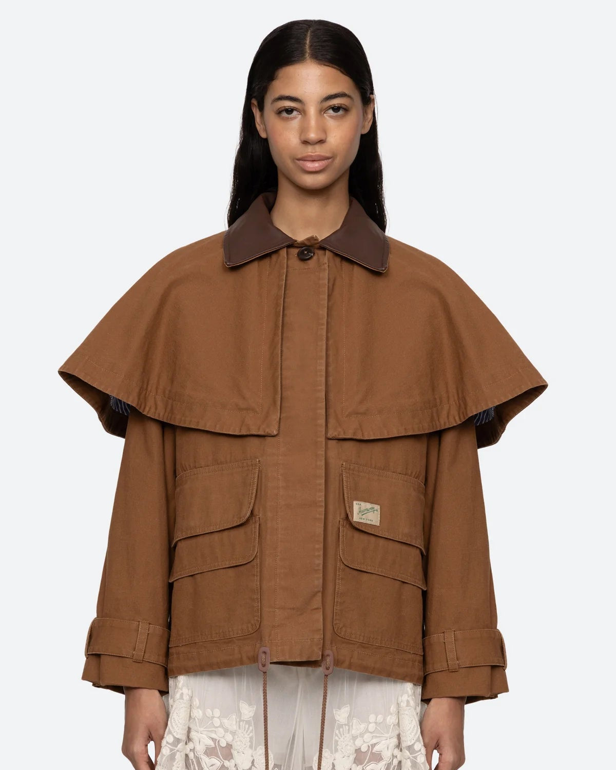 Carolyn Cape Jacket - Camel