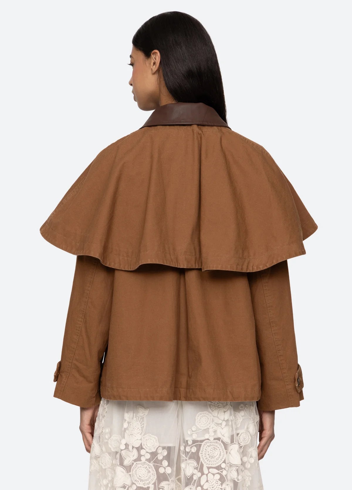Carolyn Cape Jacket - Camel