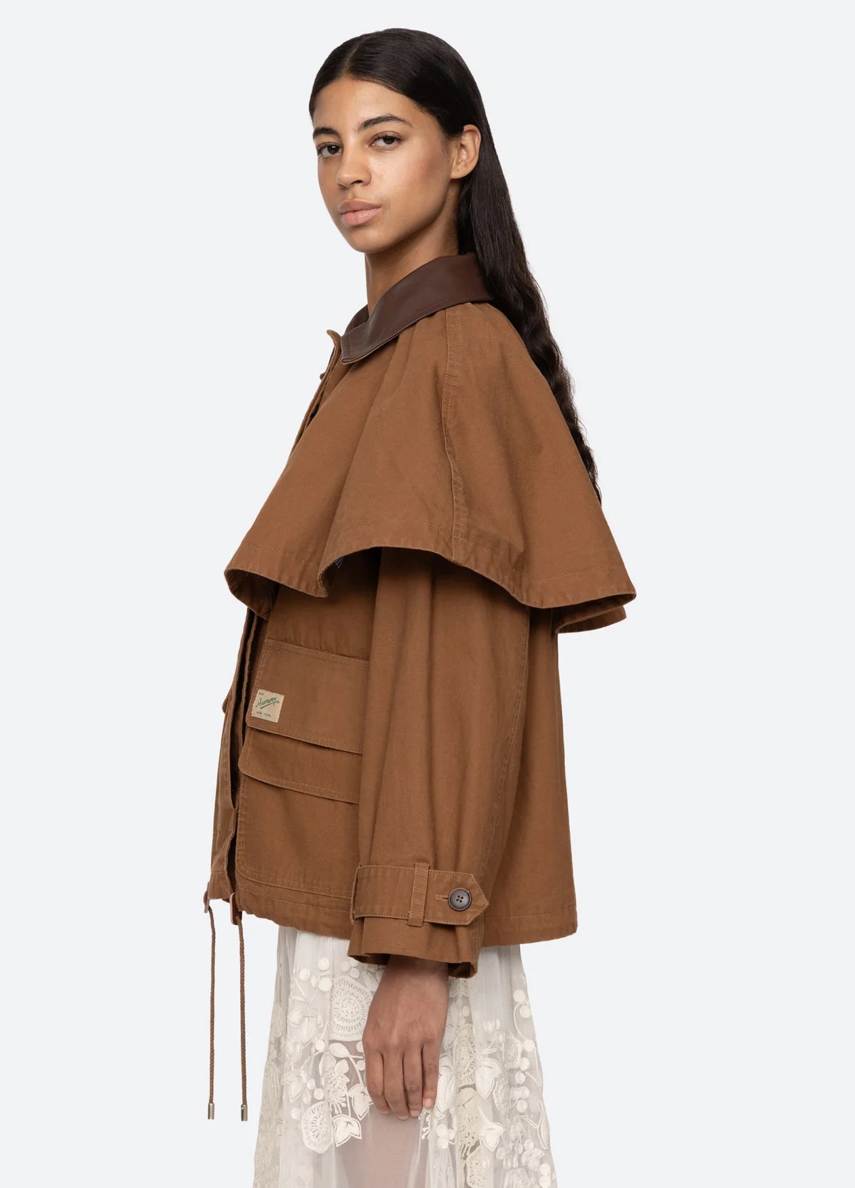 Carolyn Cape Jacket - Camel