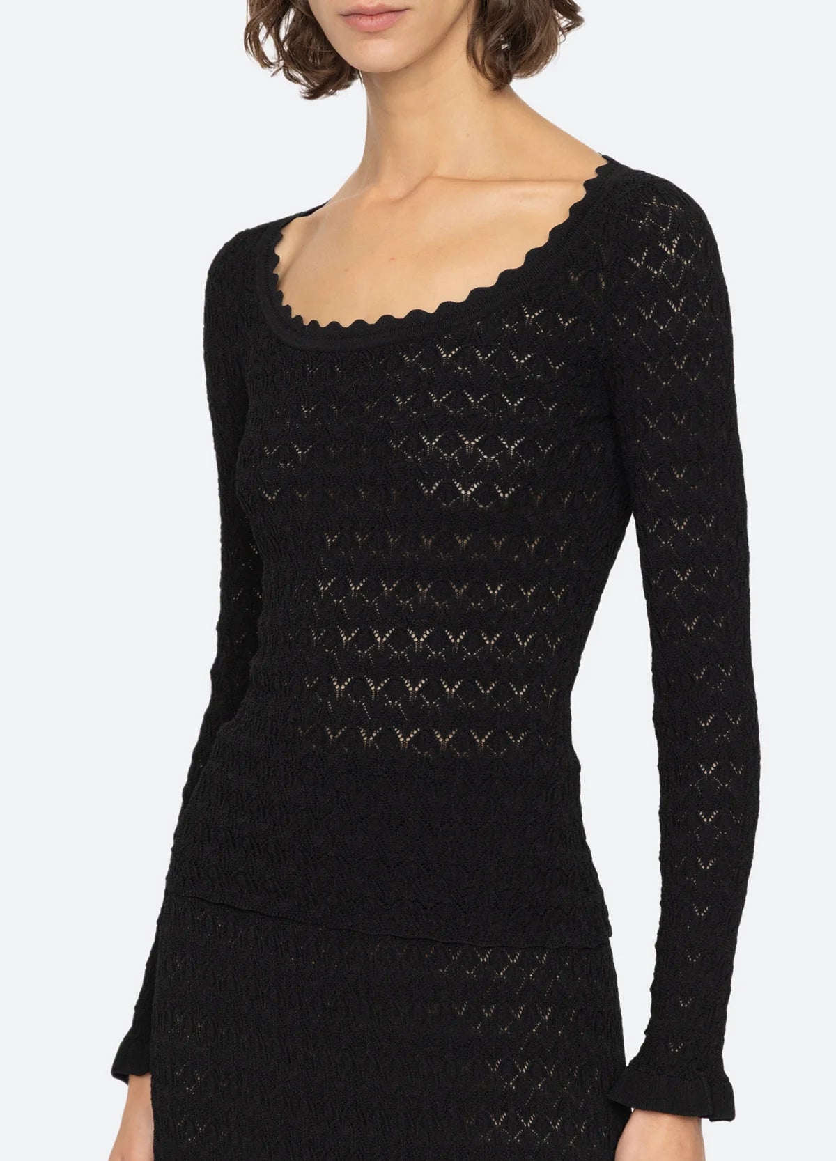 Rue Long Sleeve Top - Black