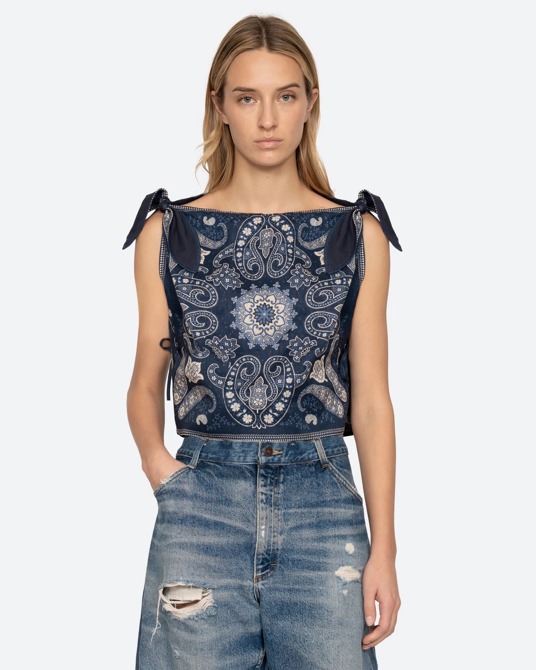 Emelina Top - Navy