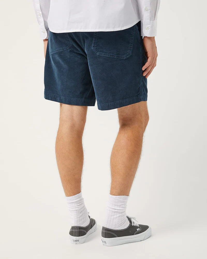 Cord Camp Shorts - Navy