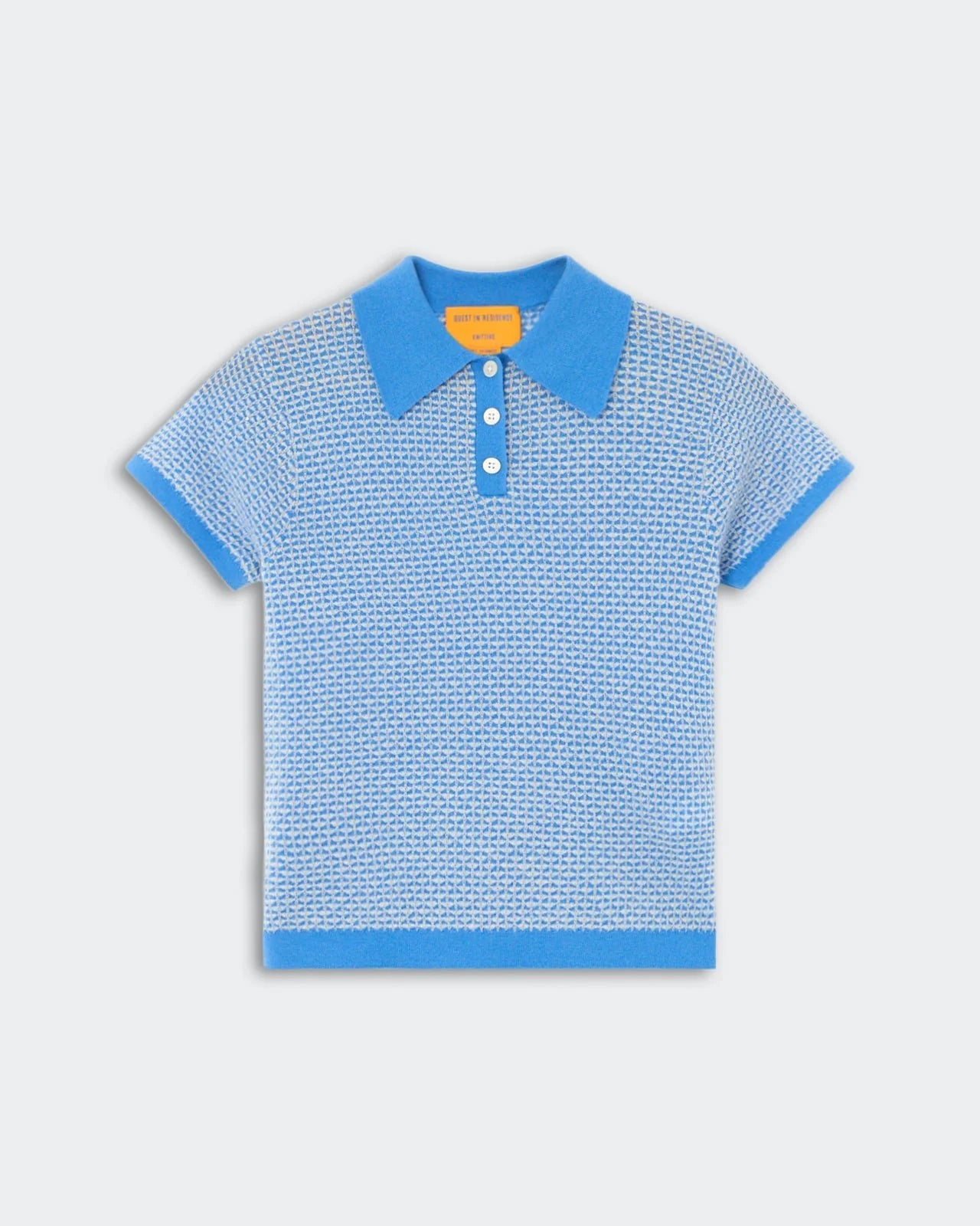 Pique Shrunken Polo - Sail Combo