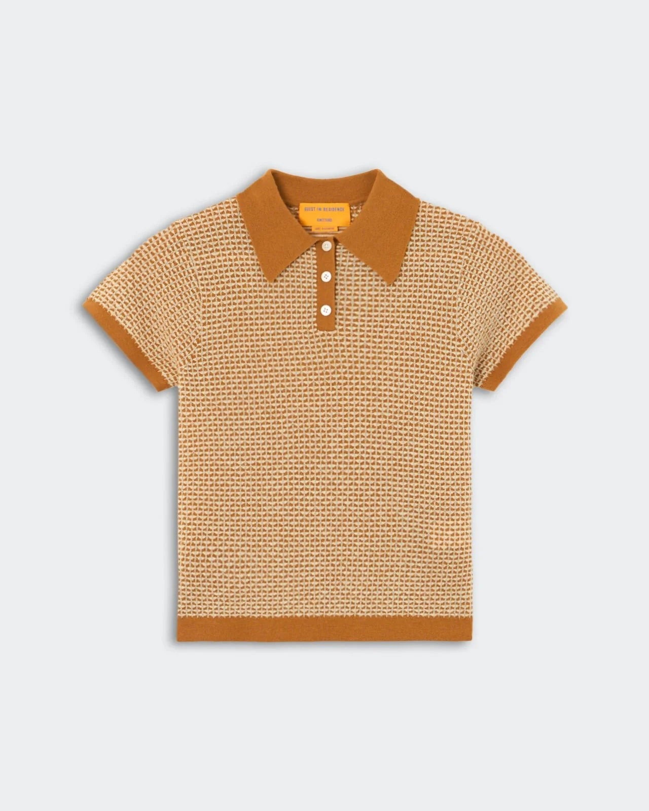 Pique Shrunken Polo - Suede Combo
